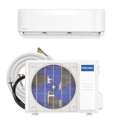 MRCOOL DIY 4th Generation E Star 18K BTU Single Zone Ductless Heat Pump Complete System, 230 V, 22 S