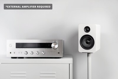 Kanto YU Passive 5.25" Speakers with 1" Silk Dome Tweeter and 5.25" Kevlar Woofer, White, Pair (YUP6)