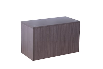 Boss Office Products 48"W Desk with Box/Box/File Pedestal, Driftwood (GROUP104-DW)