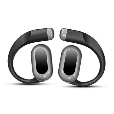 MyBat Design Lab Open Ear Bluetooth Earbuds - Black And Leopard Print (BTC003001)