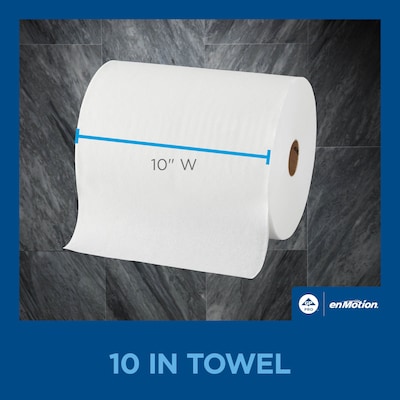 enMotion Hardwound Paper Towels, 1-ply, 800 ft./Roll, 6 Rolls/Carton (89490)
