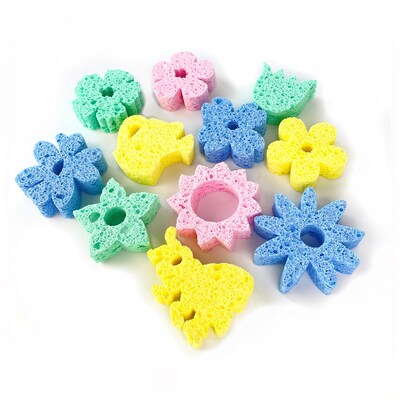 Captain Creative Super Sponges Flowers Pack, 8/Pack (APISS18006)