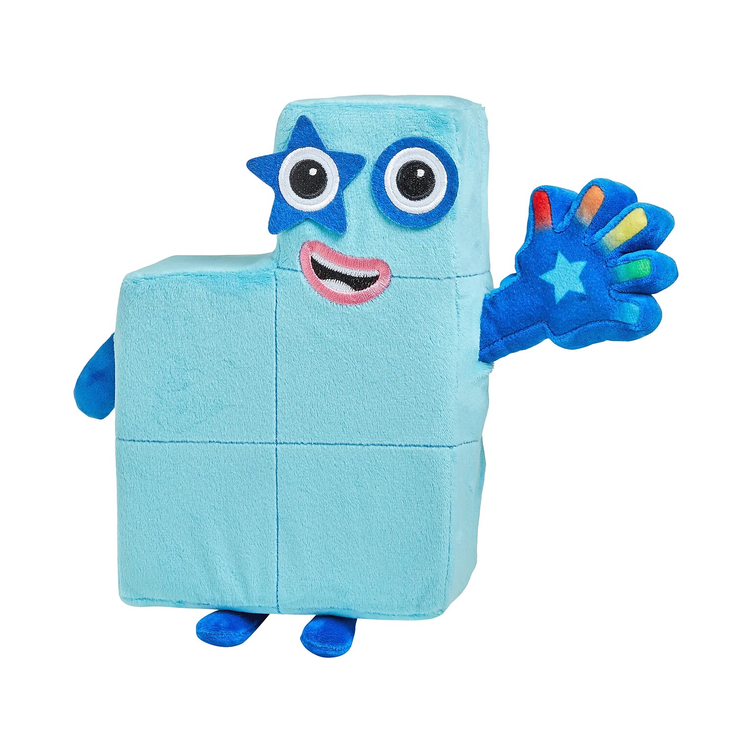 hand2mind Numberblocks Sing-Along Numberblock Five Plush, Blue (95352)