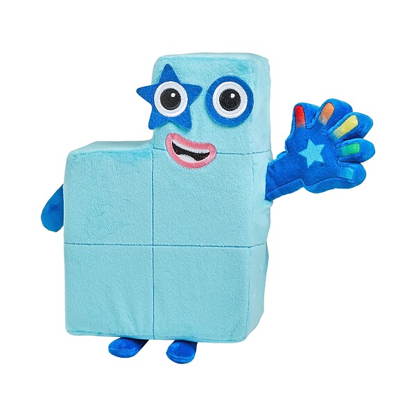 hand2mind Numberblocks Sing-Along Numberblock Five Plush, Blue