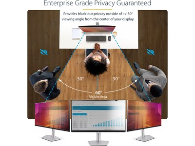 StarTech Gold Monitor Reversible Privacy Screen for 27" Widescreen Computer Monitor, 16:9 (2769G-PRIVACY-SCREEN)