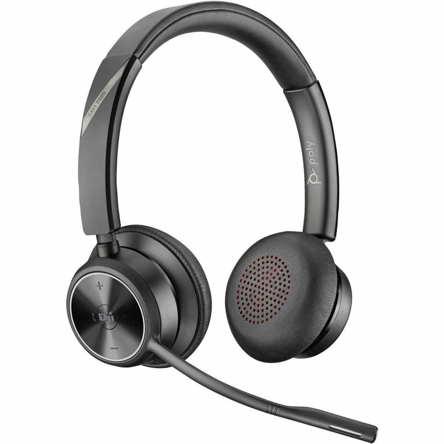 Poly Savi Wireless Noise Canceling Stereo Headset, UC Certified (783N1AA#ABA)