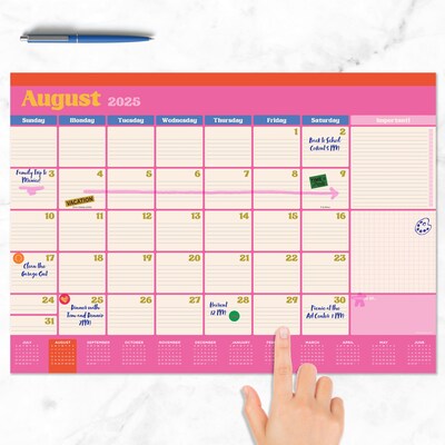 2025-2026 TF Publishing Sherbet 12 x 17 Academic Monthly Blotter Calendar (AY26-8506)