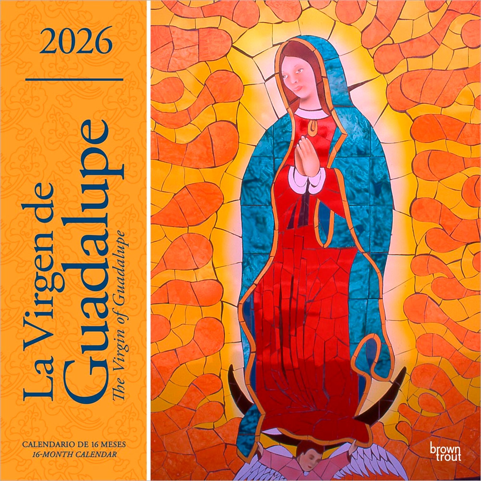 2026 BrownTrout La Virgen de Guadalupe 12 x 12 Monthly Wall Calendar (9798330704156)