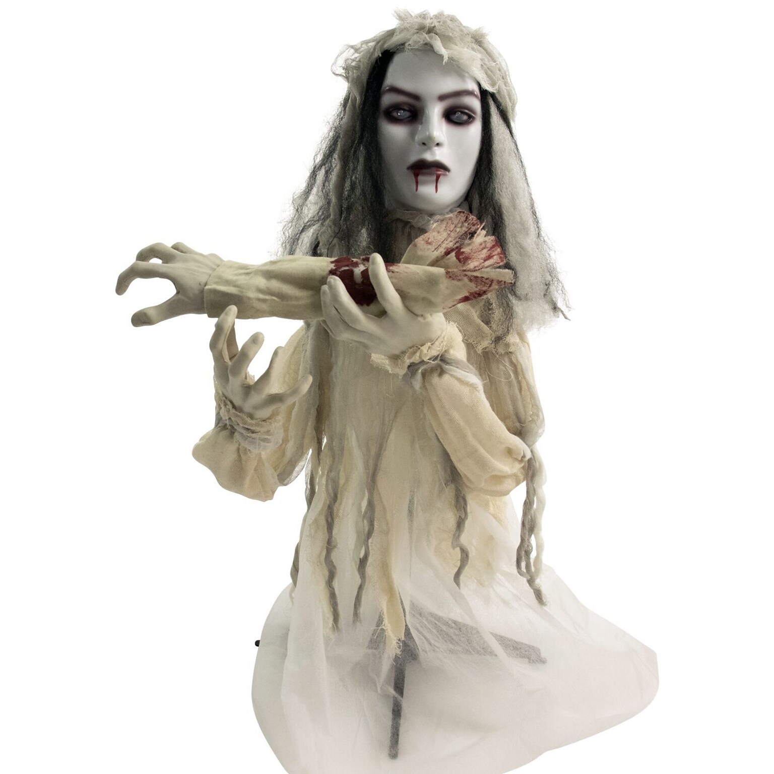 Haunted Hill Farm Animatronic Groundbreaker Haunted Bride (HHFJBRDE-1LSA)