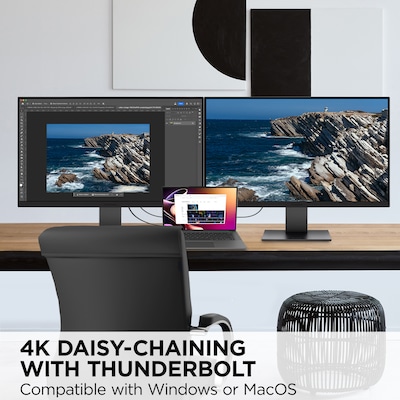 ViewSonic ColorPro 32" 4K Ultra HD 60Hz LCD Monitor, HDR400, Height Adjustable, Universal Docking Station, Black (VP3276T-4K)