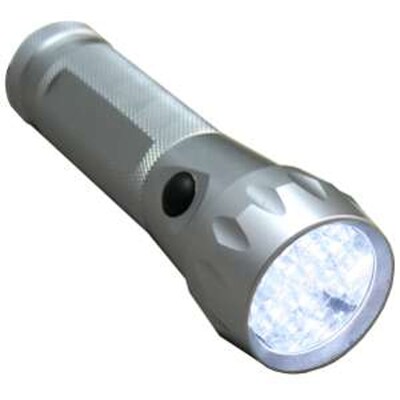 Pennzoil 17 LED Flashlight, Silver, 12/Pack, 4 Packs/Carton (14163)