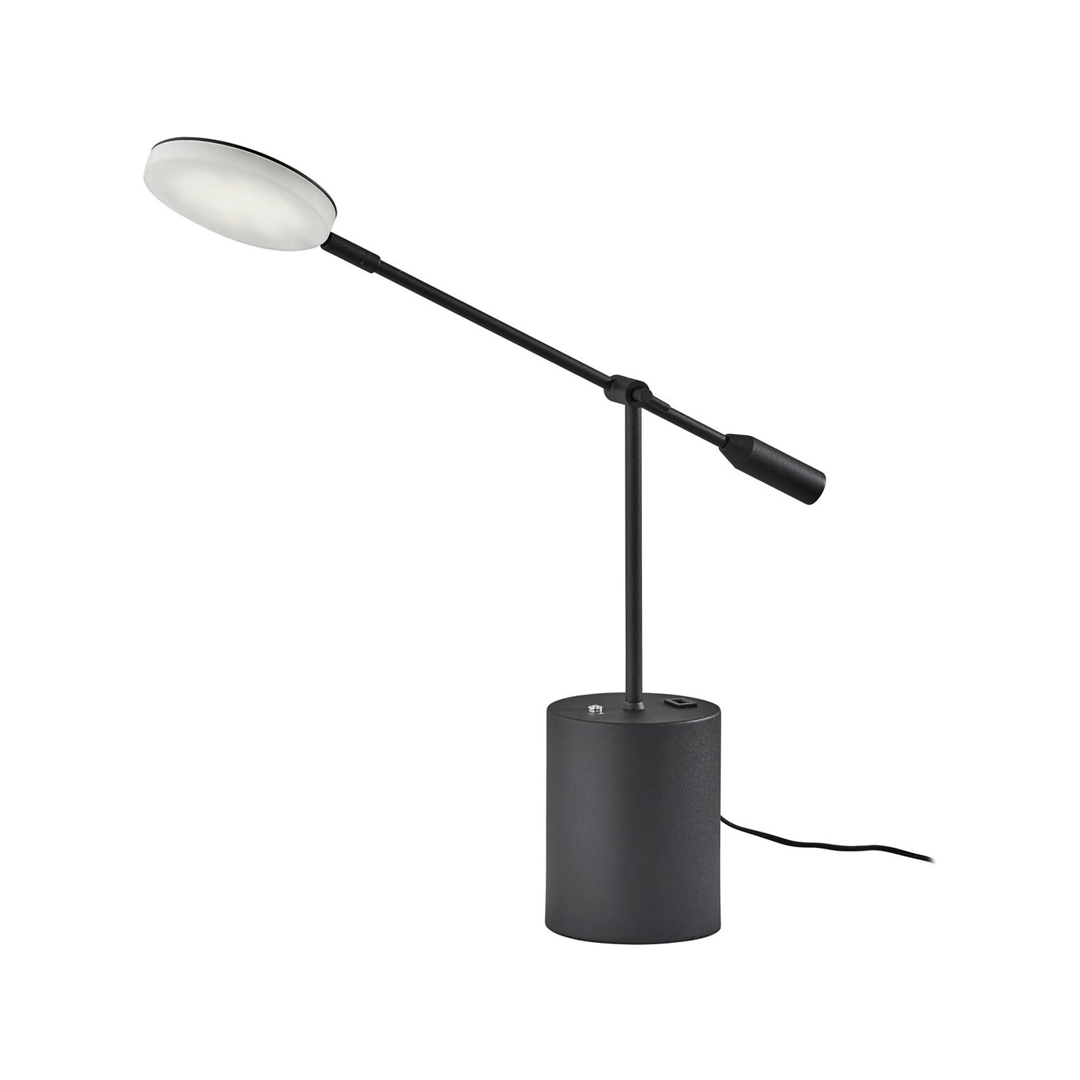 Adesso Grover LED Desk Lamp, 27, Matte Black (2150-01)