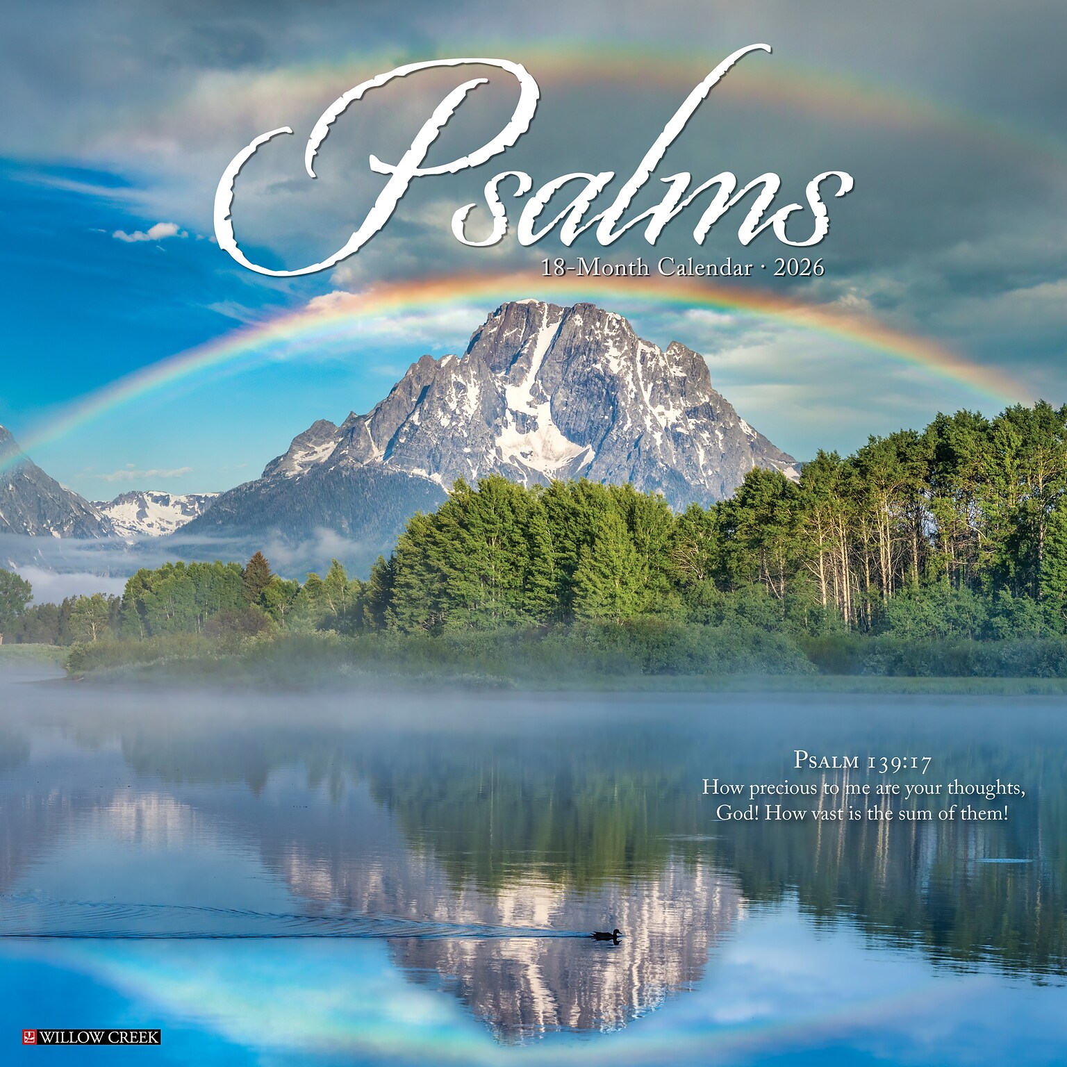 2026 Willow Creek Psalms 12 x 12 Monthly Wall Calendar (52471X)