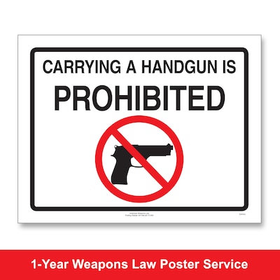 ComplyRight Weapons Law Poster Service, Arizona (U1200CWPAZ)