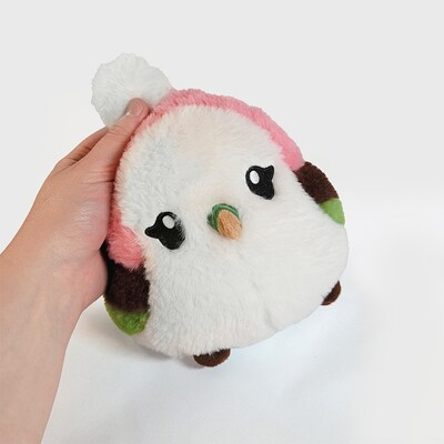 Borbs Ice Cream Bird Stuffed Animal, Multicolored (HFBICECREAM)