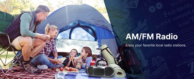 Emerson Bluetooth Boombox Radio, Black (EDL-2560H)