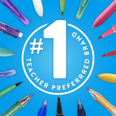 Paper Mate Flair Felt Pen, Medium Point, 0.7mm, Assorted Ink, 4 Pack (84044)