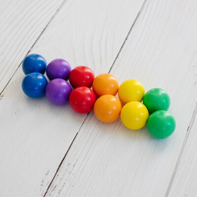 Connetix Magnetic Tiles Rainbow Ball Pack, 12 Pieces (CNTR00012BA)