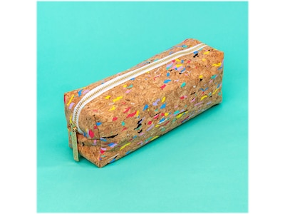 Pukka Pad Planet Cork Zipper Pencil Case, Multicolor (9740-SPP)