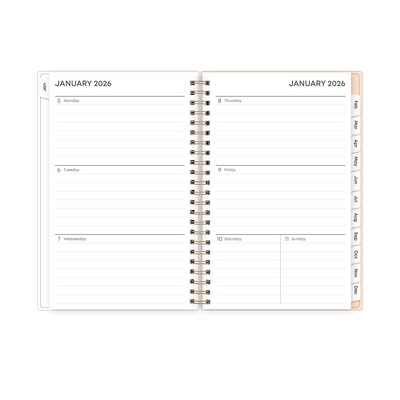 2026 Blue Sky Natalya 5 x 8  Weekly & Monthly Planner, Plastic Cover, Multicolored (148769-26)