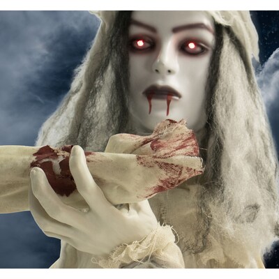 Haunted Hill Farm Animatronic Groundbreaker Haunted Bride (HHFJBRDE-1LSA)