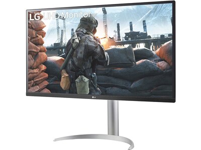 LG 32 4K Ultra HD 60 Hz LCD Monitor, Black/White (32BP55U-B)