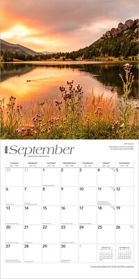 2026 BrownTrout Colorado National Parks & Monuments 12" x 12" Monthly Wall Calendar (9798330702992)