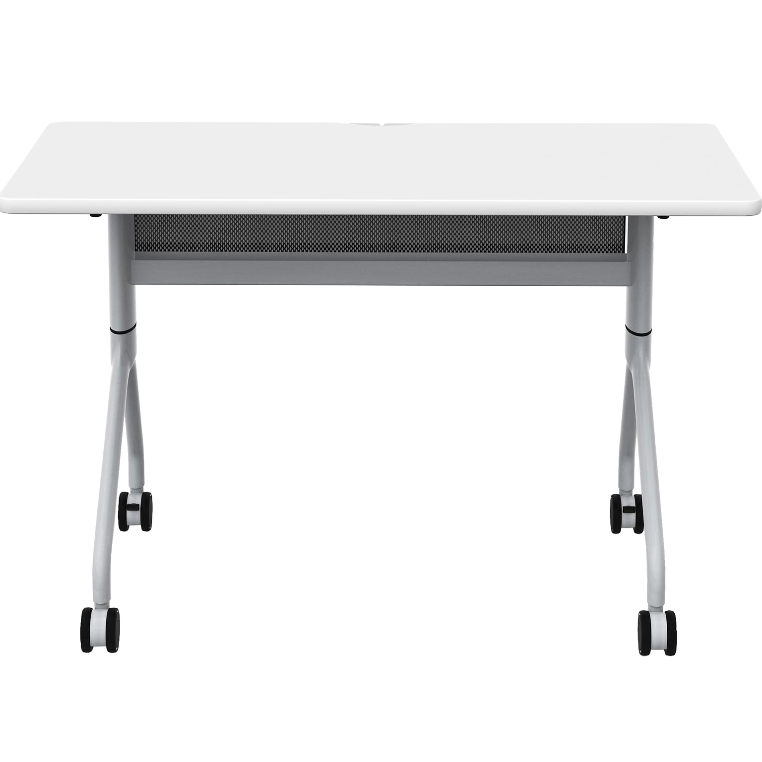 Safco Rumba Training Room Table, 24 x 48, Designer White (RBA4824FLSLDSWT)