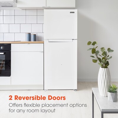 Magic Chef Refrigerator w/Freezer, 10.1 Cu. Ft., White (HMDR1000WE)