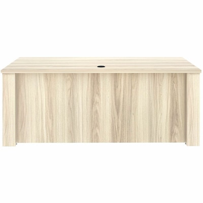 Lorell Essentials 72" W Sit to Stand Executive Desk, Modern Elm (LLR66307)