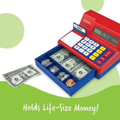 Learning Resources Pretend & Play Calculator Cash Register (LER2629)