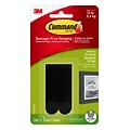 Command™ Medium Picture Hanging Strips, Black, 4 Sets (17201BLK-ES)