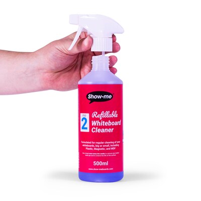 Show-me Refillable Dry Erase Board Cleaner, 16.9 fl. oz., 6/Pack (EPTWCE500X6)