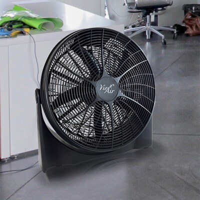 Vie Air High Velocity 20 Floor Fan, 3-Speed, Black (93896358M)