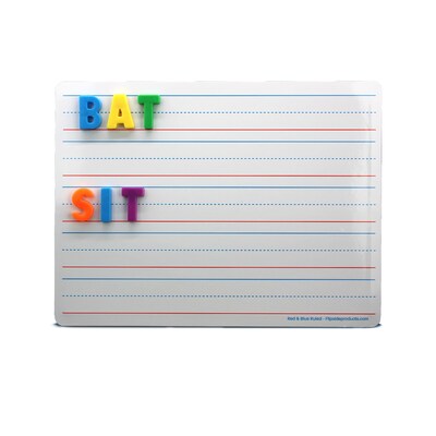 Flipside Double Sided Magnetic Dry-Erase Mobile Whiteboard, 9" x 12", 12/Pack (FLP20076)