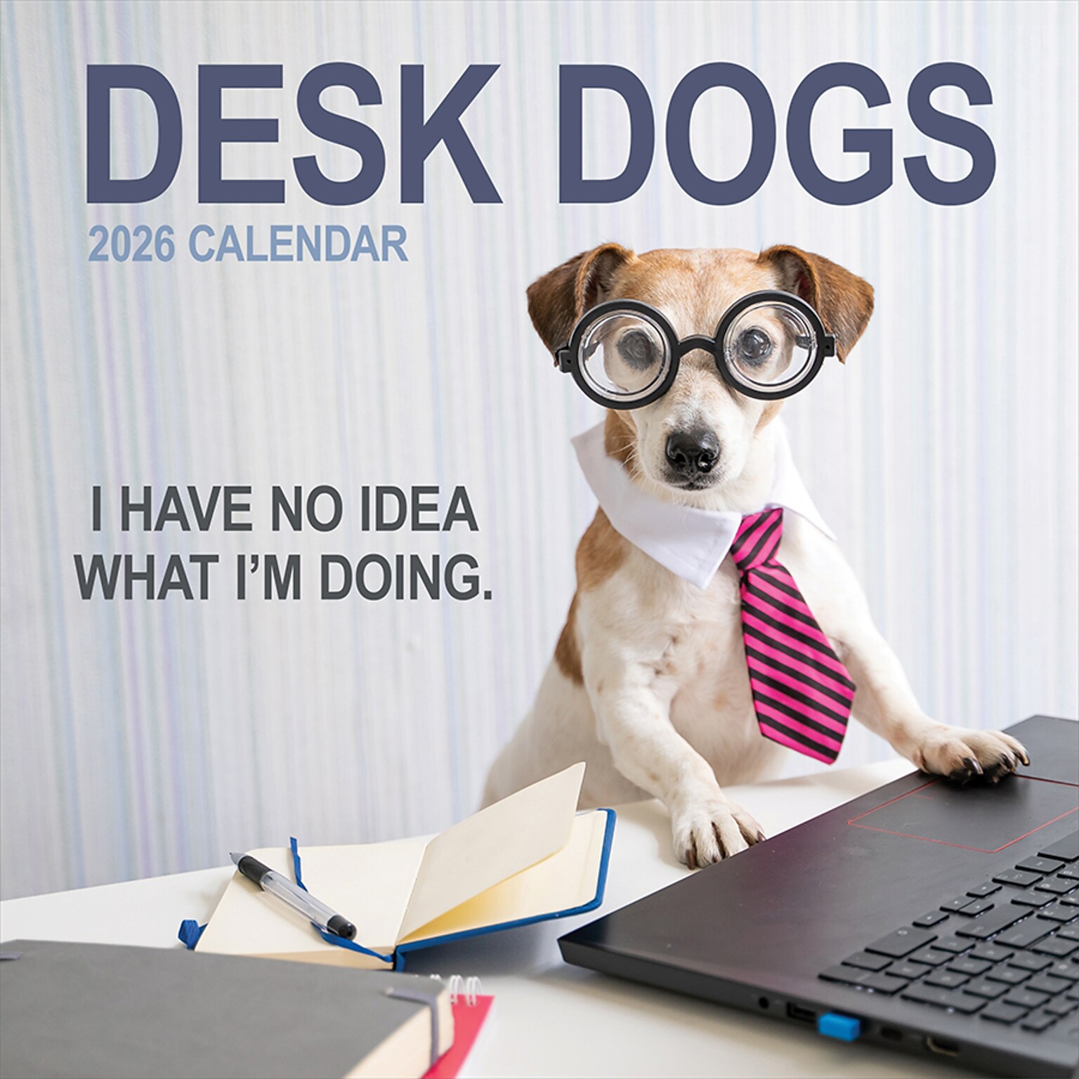 2026 TF Publishing Desk Dogs 12 x 12 Monthly Wall Calendar (26-1052)