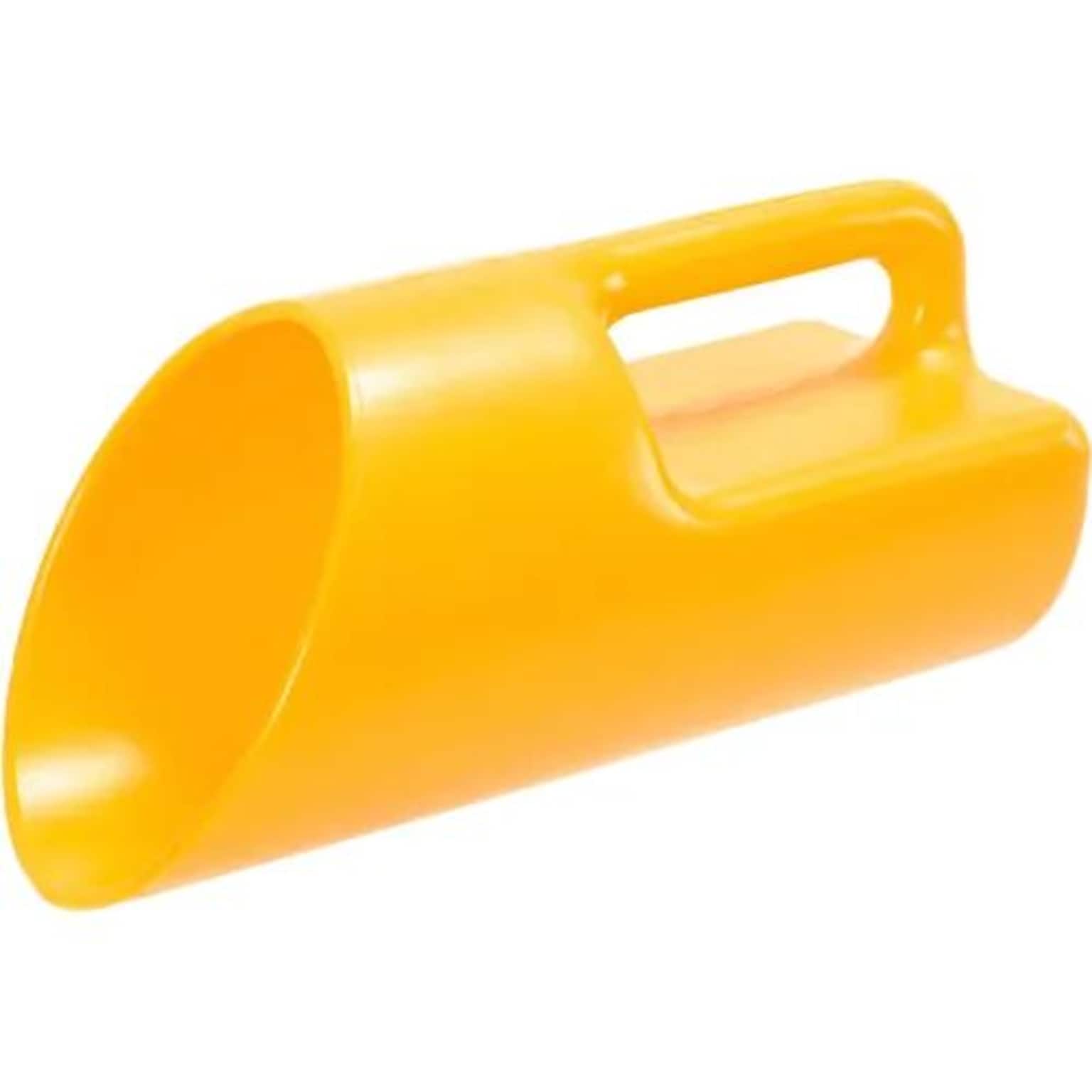 Global Industrial Heavy Duty Scoop, 4 Liter Capacity, Yellow (493699)