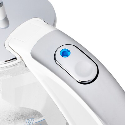 Capresso H20 6-Cup Glass Kettle, White (240.02)
