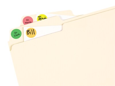 Avery Easy Peel Laser Color-Coding Labels, 3/4" Dia, Assorted Neon, 1,008 Labels/Pack (5474)
