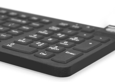 Man & Machine Really Cool Wired Ergonomic Waterproof Keyboard, Black (RCLP/B5)