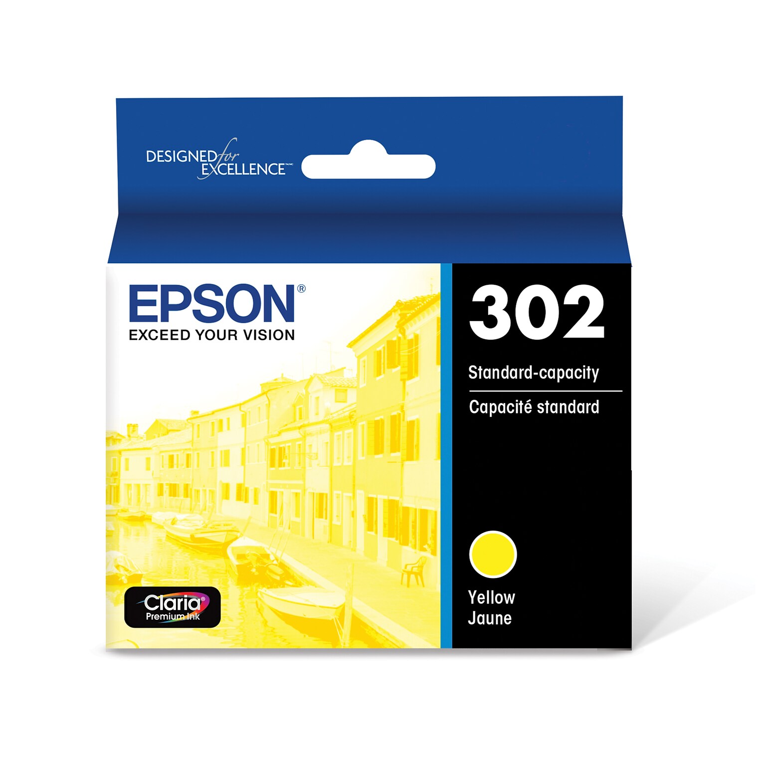 Epson T302 Yellow Standard Yield Ink Cartridge