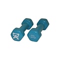 4lb Lt. Blue Vinyl Coated Cast Iron Dumbbell