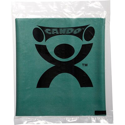 Cando® Low-Powder Pre-Cut 4 Foot Exercise Band; Medium, Green