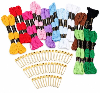 Educraft Friendship Bracelets Craft Kit, 50/Pack (GP599)