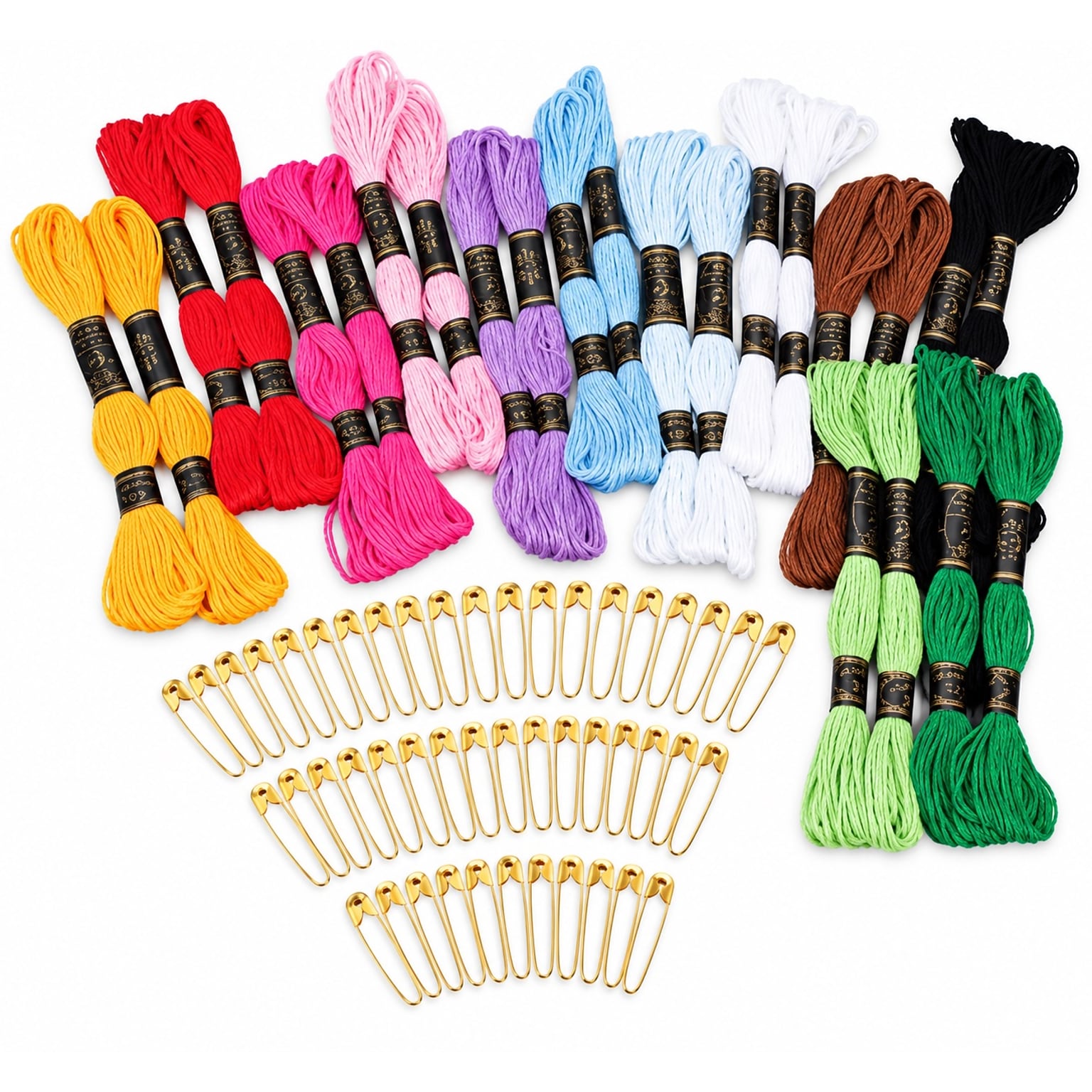 Educraft Friendship Bracelets Craft Kit, 50/Pack (GP599)
