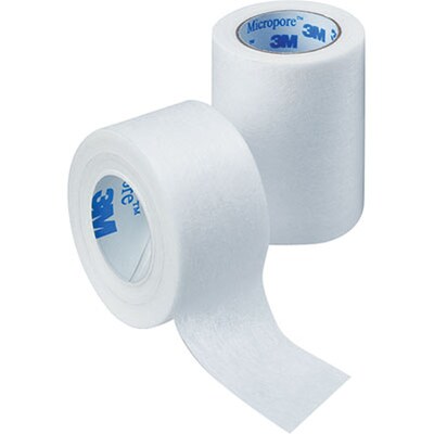 3M™ Micropore™ Surgical Tapes; Paper, 3 x 10 yds, 4 Rolls/Box