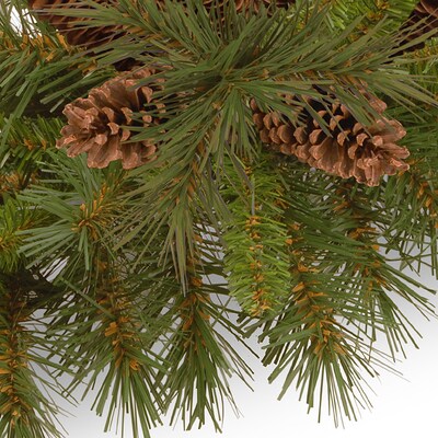 National Tree Company 3' Pine Cone Tree in Burlap Base with LED Lights (PC3-3BP-B-1)