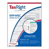 TaxRight 1099-MISC 4-Part Laser Tax Form Kit with Envelopes, 25/Pack (SC6103E25)