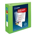 Avery Heavy Duty 3 3-Ring View Binders, D-Ring, Chartreuse (79779)