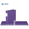 Davis Group Premium Economy 2 3-Ring Non-View Binders, Purple, 6/Pack (2313-69-06)